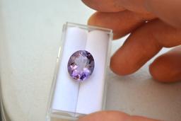 8.35 Carat Oval Cut Amethyst