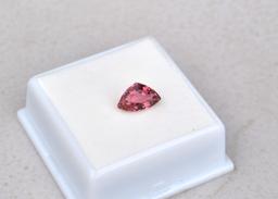 1.91 Carat Fancy Wedge Cut Pink Tourmaline