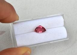 1.91 Carat Fancy Wedge Cut Pink Tourmaline