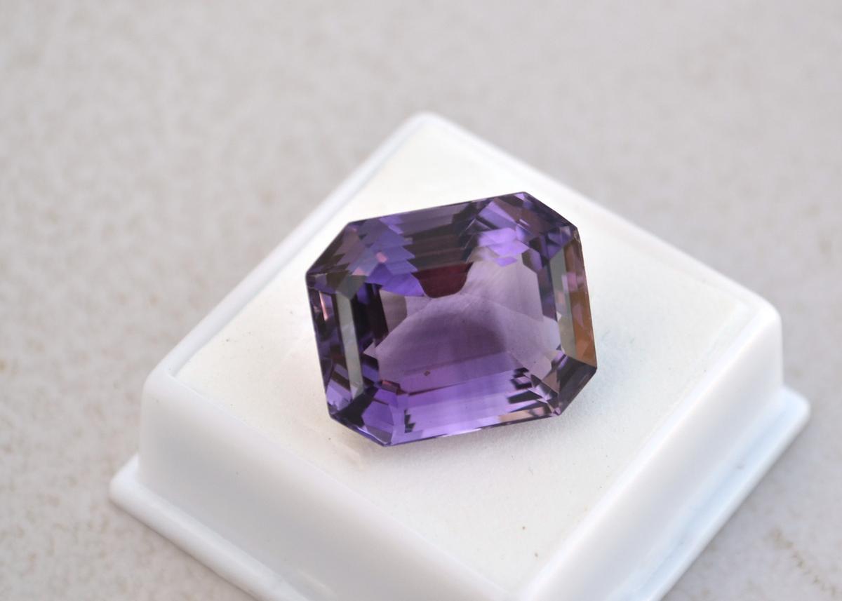 29.74 Carat Octagon Cut Amethyst