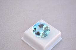 34.70 Carat Oval Cut Sky Blue Topaz