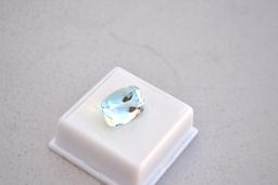 10.25 Carat Cushion Cut Aquamarine