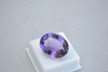 46.36 Carat Antique Oval Cut Amethyst