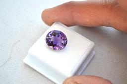 11.14 Carat Oval Cut Amethyst