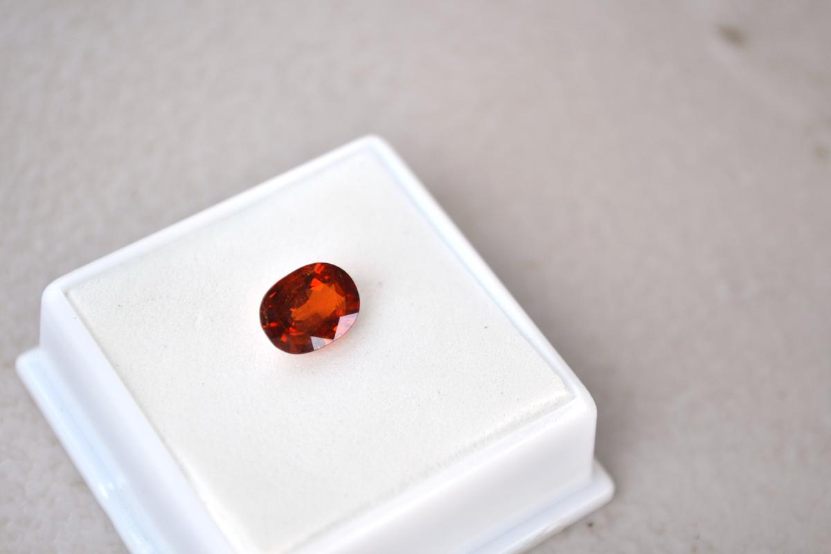 2.22 Carat Oval Cut Spessartite Garnet