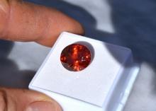 10.35 Carat Oval Cut Hessonite Garnet