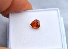 1.10 Carat Pear Cut Spessartite Garnet