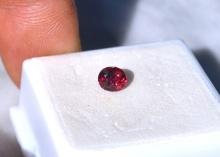 0.84 Carat Oval Cut Red Spinel