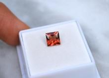 1.48 Carat Princess Cut Oregon Sunstone