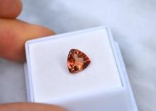 1.74 Carat Trillion Cut Oregon Sunstone