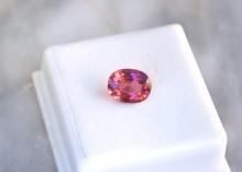 2.80 Carat Oval Cut Pink Rubellite Tourmaline