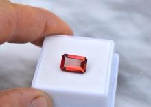 3.29 Carat Octagon Cut Oregon Sunstone