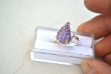 Amethyst Ring in Sterling Silver