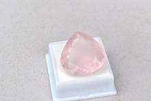 46.52 Carat Pear Cut Rose Quartz