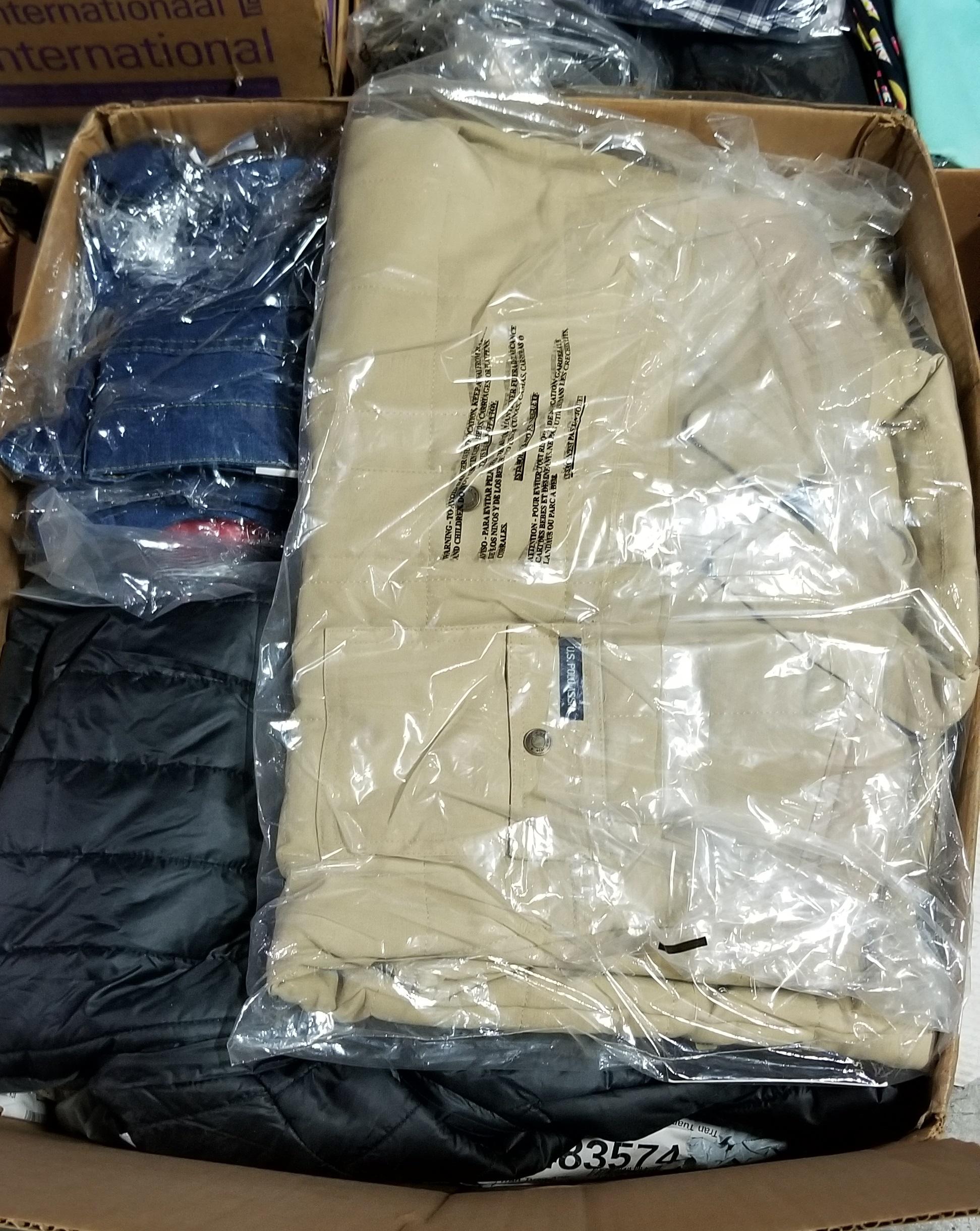 Boxed Pallet ~ Unclaimed Clothing & Some Returns