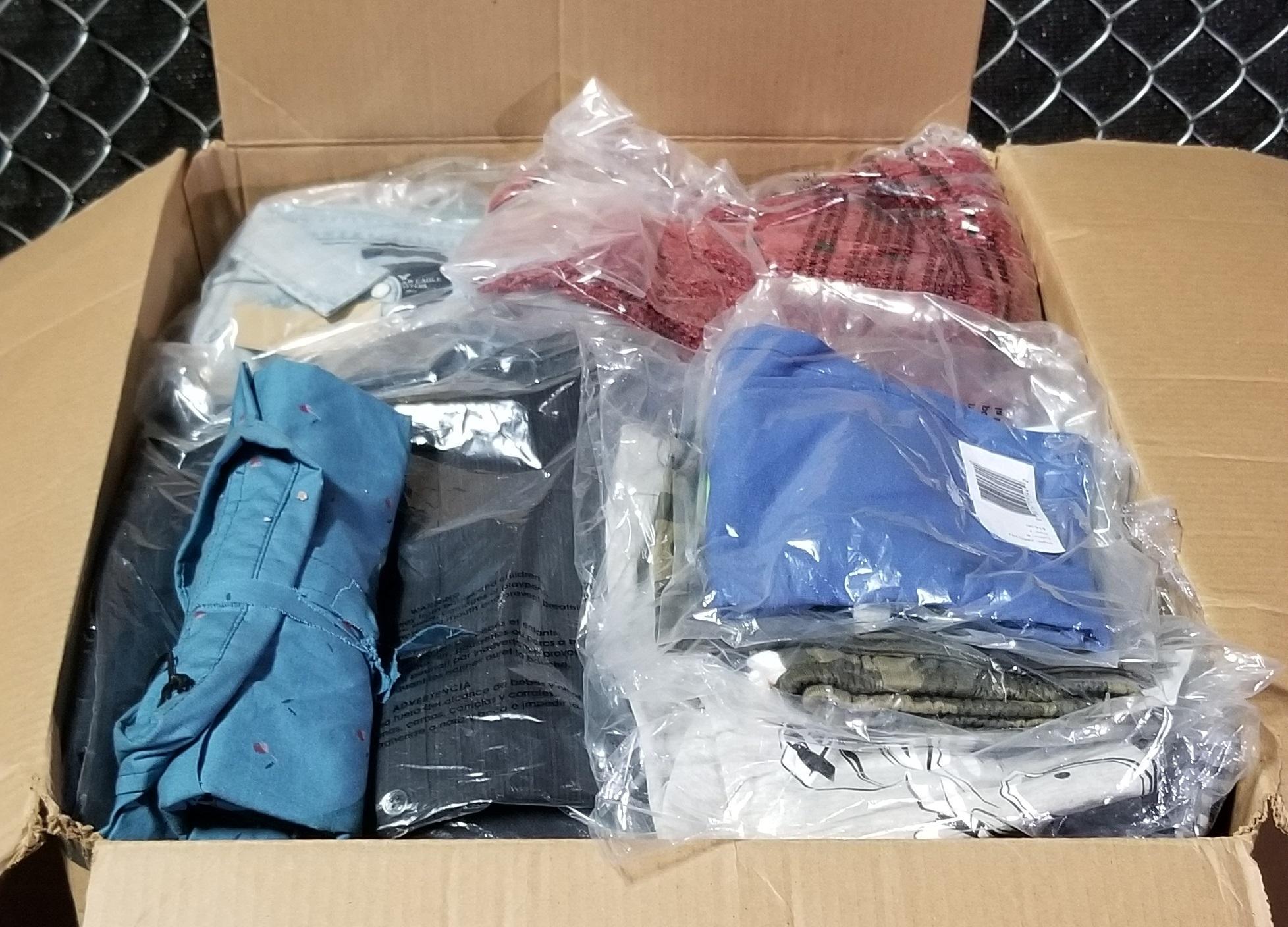 Boxed Pallet ~ Unclaimed Clothing & Some Returns