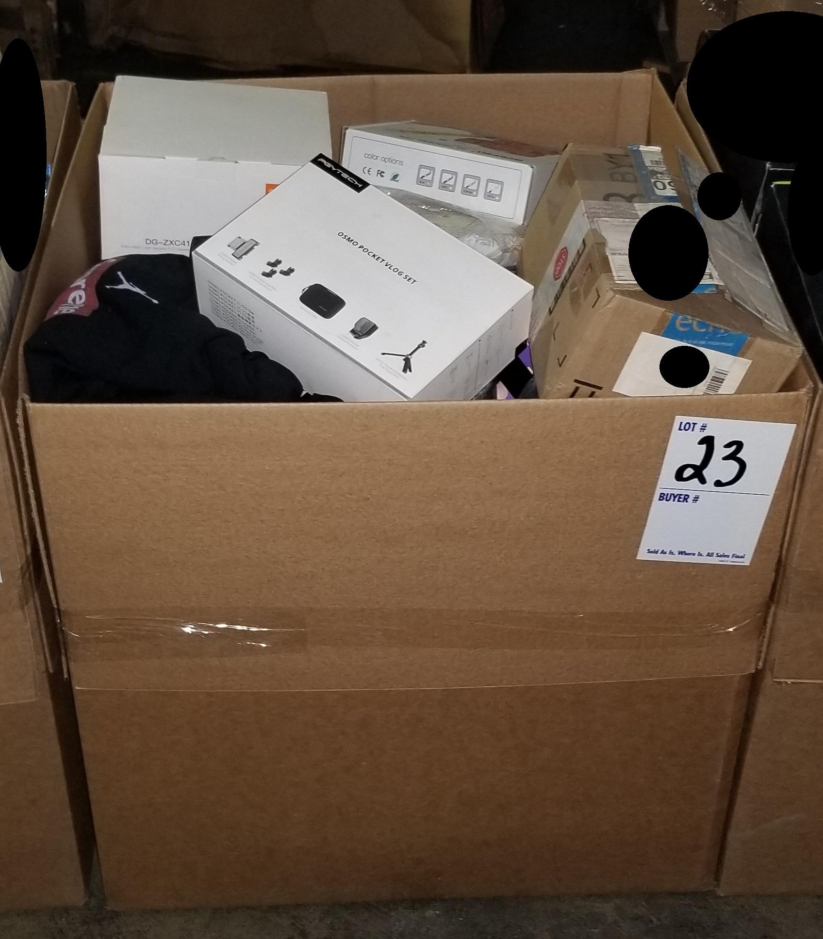 25x25x25 Box ~ Unclaimed Product & Some Returns