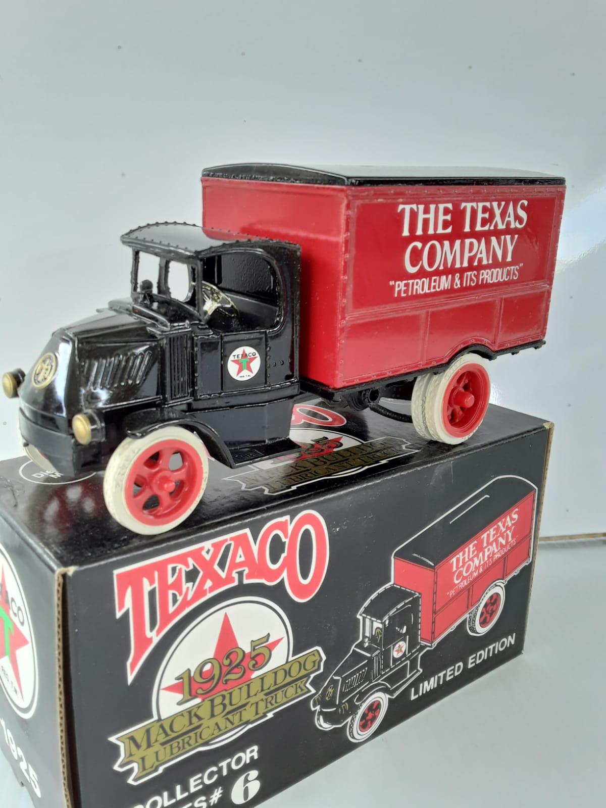 (6) Texaco Replica 1925 Mack Bulldog Lubricant Die Cast Truck