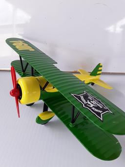 (3) John Deere Vintage Airplane Bank