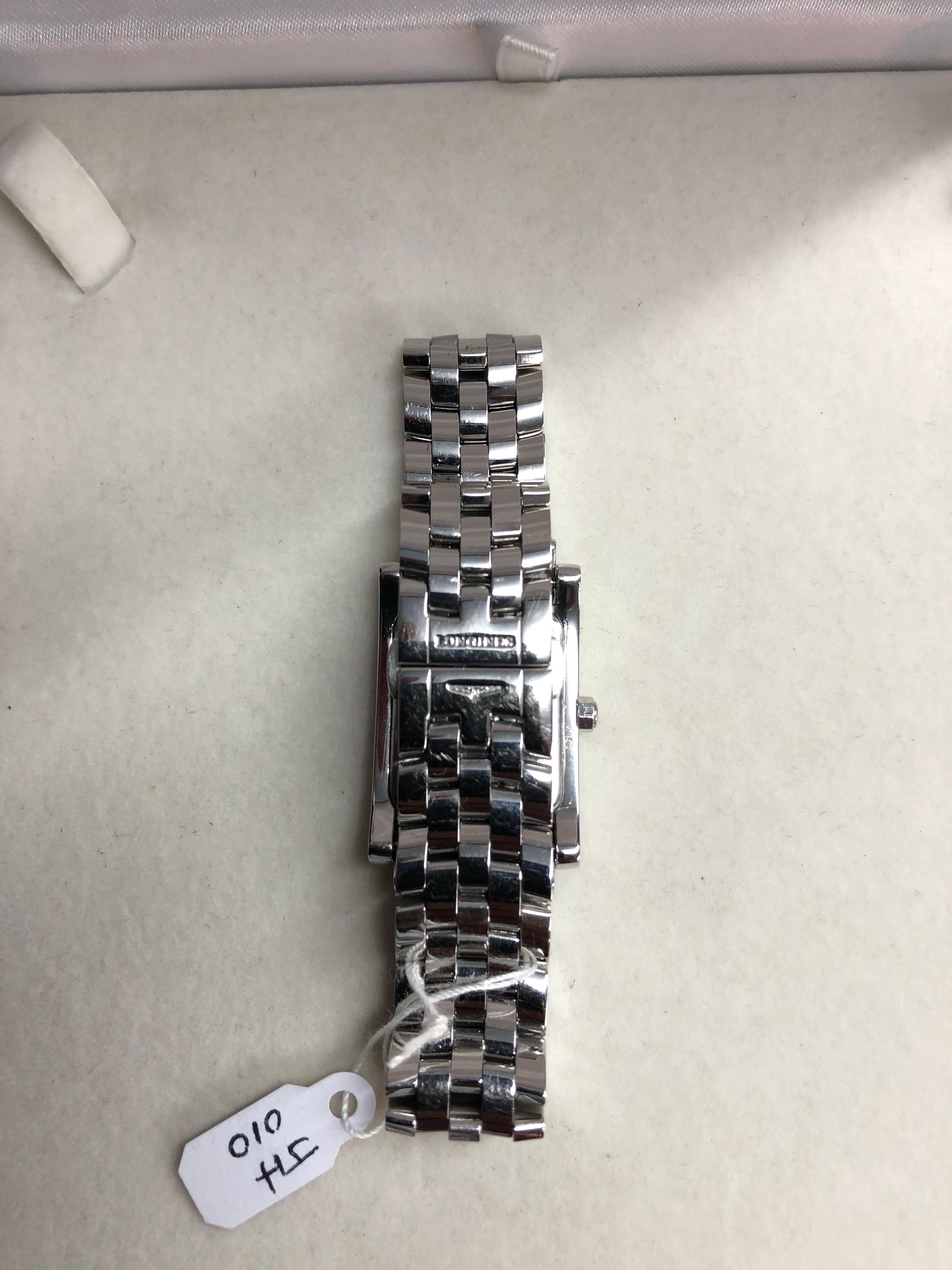 LADIES STAINLESS STEEL LONGINES WATCH