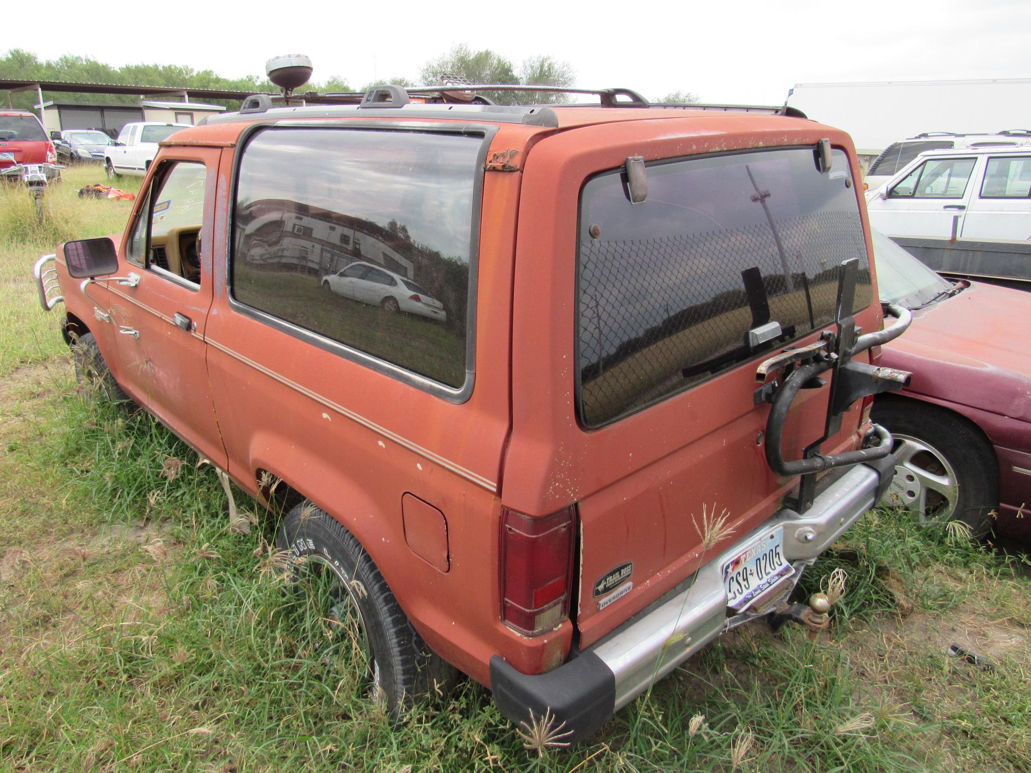 1985 Ford Bronco Maroon