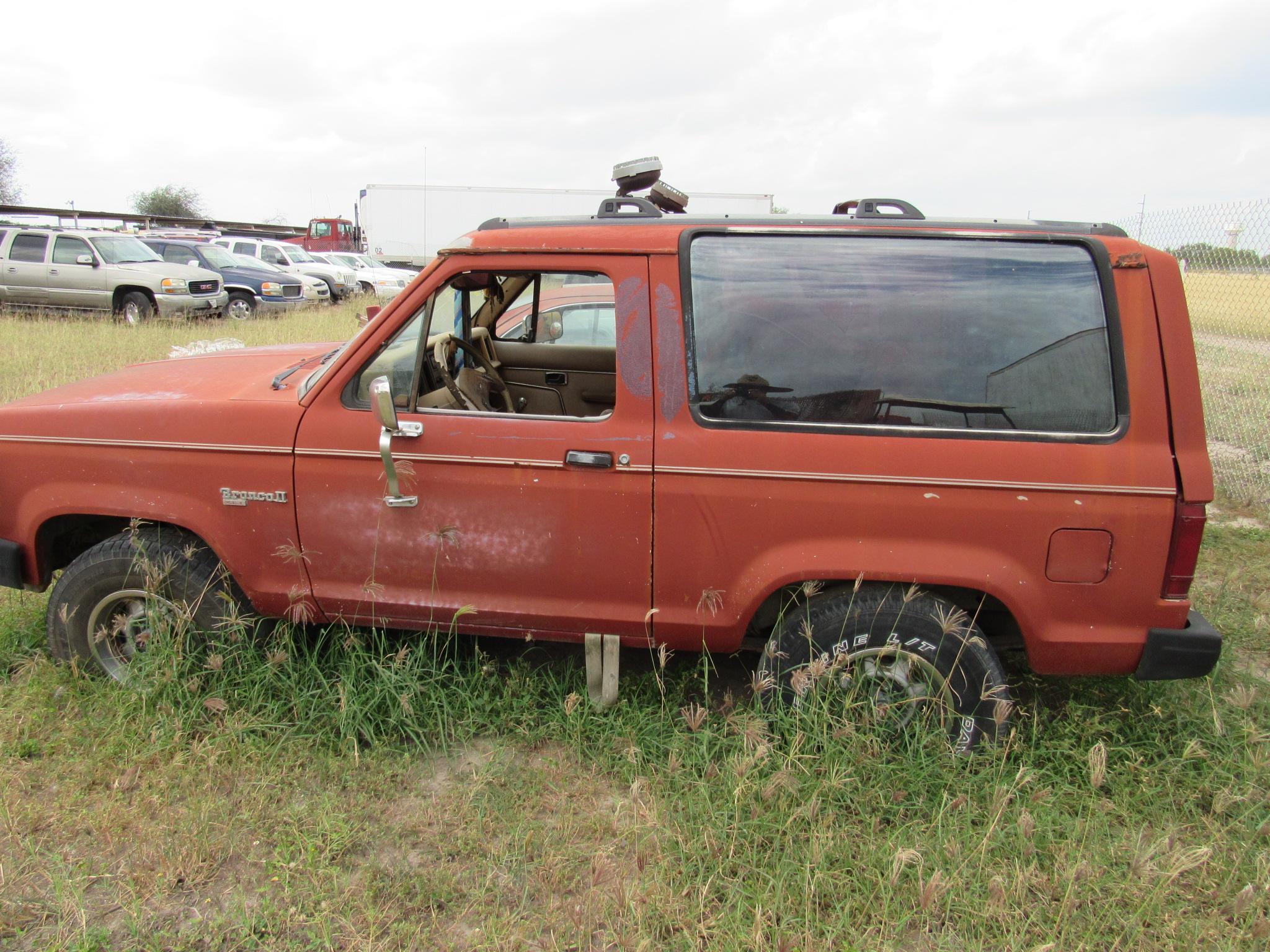 1985 Ford Bronco Maroon