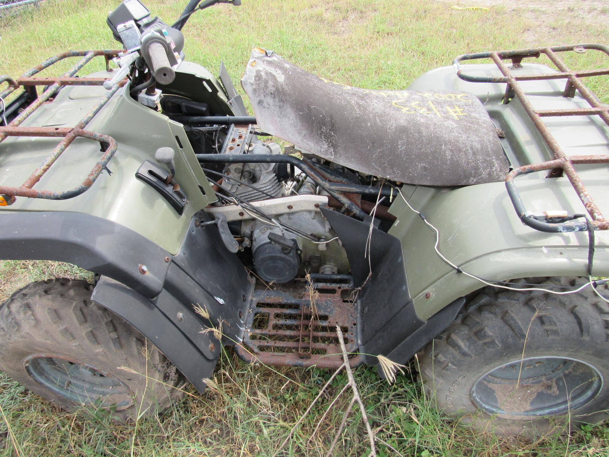 2002 Arctic Cat 4 Wheeler Green