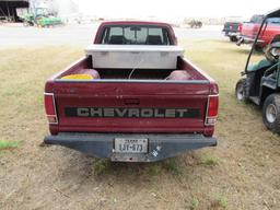 1991 Chevy S10 Maroon