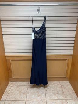 Fabuluxe 2086 Navy Dress, Size 2XL