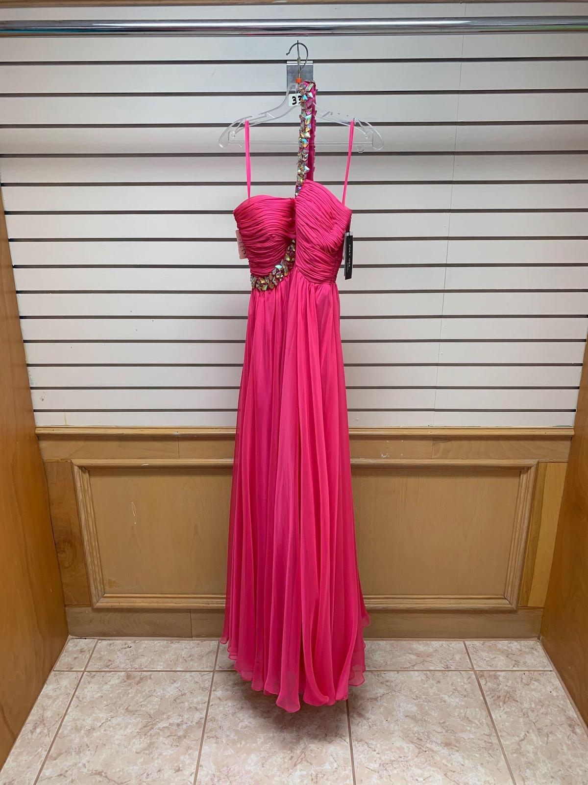 Poly USA 6798 Fushia/Pink Dress, Size L