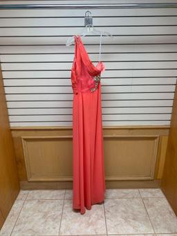 Poly USA 6824 Coral Dress, Size L