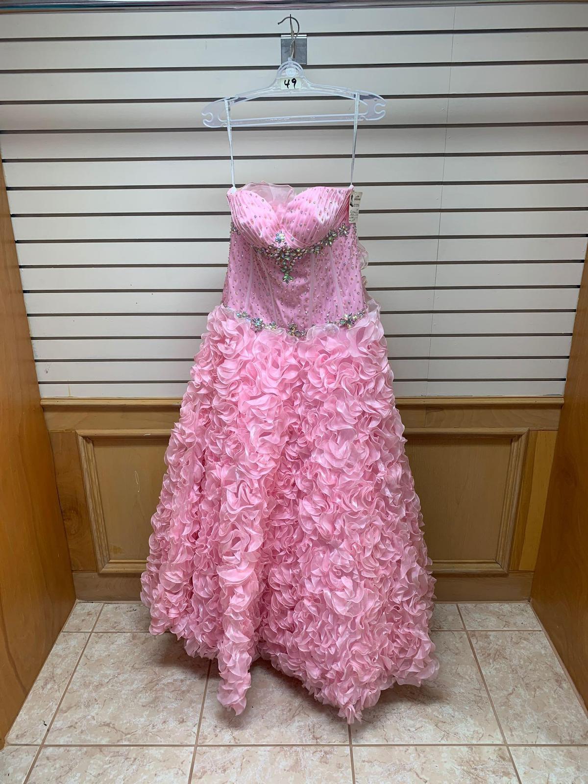 P.C. Mary's 4232 Pink Dress, Size 12