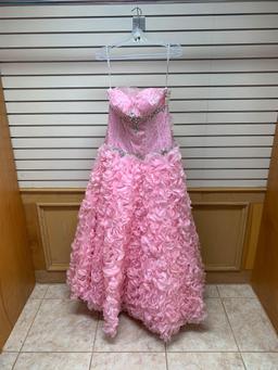 P.C. Mary's 4232 Pink Dress, Size 12