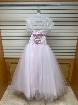 Mori Lee 86061 Lt. Pink Dress, Size 10