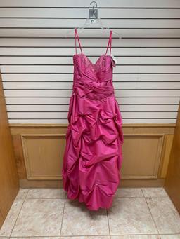 Mori Lee 7047 Magenta Dress, Size 12