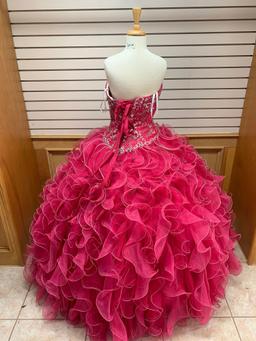 Royal Ball Pink Dress, Size 14
