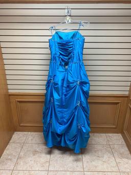 Mori Lee 5782 Turquoise Dress, Size 12