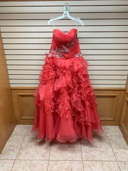 P.C. Mary's 4235 Watermelon Dress, Size 12