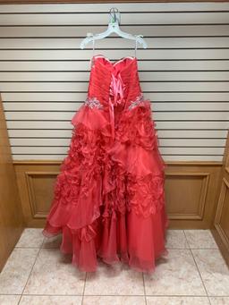 P.C. Mary's 4235 Watermelon Dress, Size 12