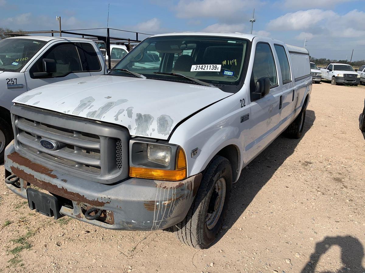 2000 Ford F-350 Pickup Truck, VIN # 3FTSW30SXYMA37222