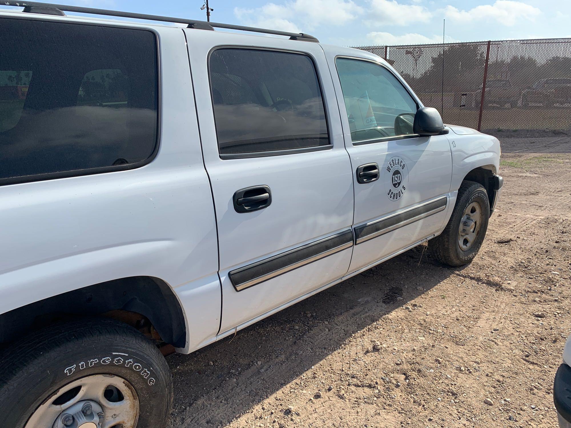 2004 Chevrolet Suburban Multipurpose Vehicle (MPV), VIN # 3GNEC16Z34G232223