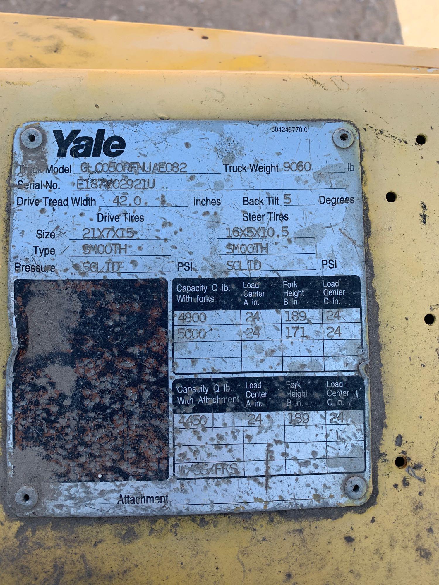 YALE FORKLIFT,