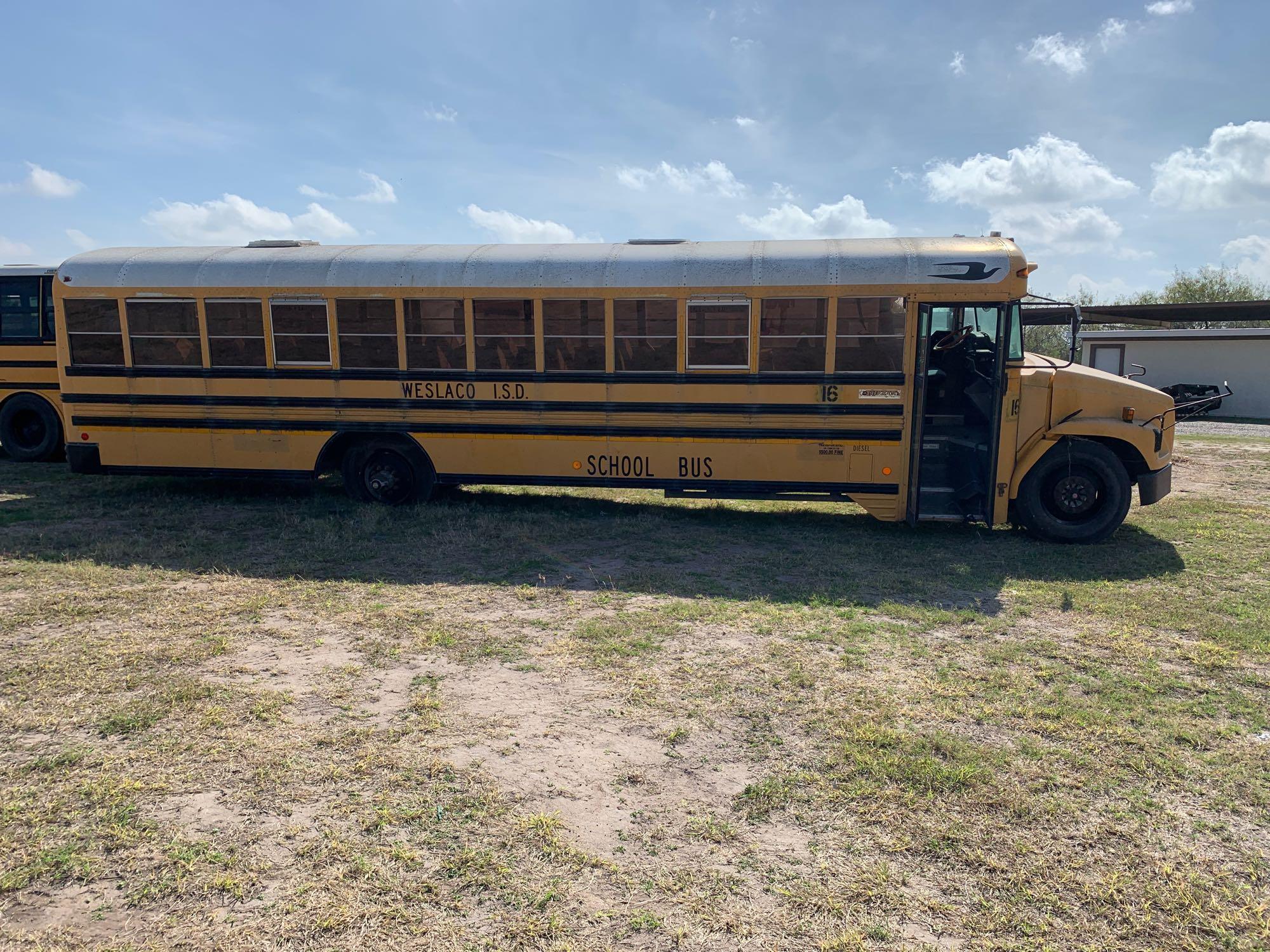 2000 Freightliner FS65 Chassis Bus, VIN # 4UZ6CFAA1YCG14026