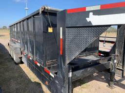 2014 TEXAS PRIDE TRIPLE AXEL END DUMP TRAILER