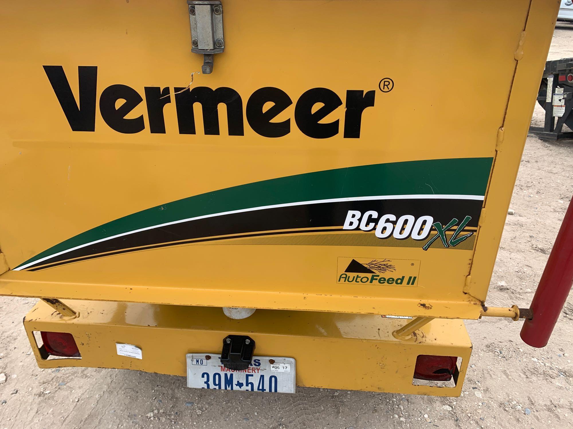 2011 VERMEER BC600