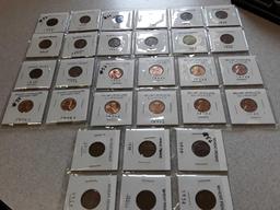 Brilliant Uncirculated Old Wheat Cents, Wheat Pennies, Brilliant Uncirculated Old Lincoln Cents,