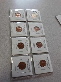 Brilliant Uncirculated Old Wheat Cents, Wheat Pennies, Brilliant Uncirculated Old Lincoln Cents,