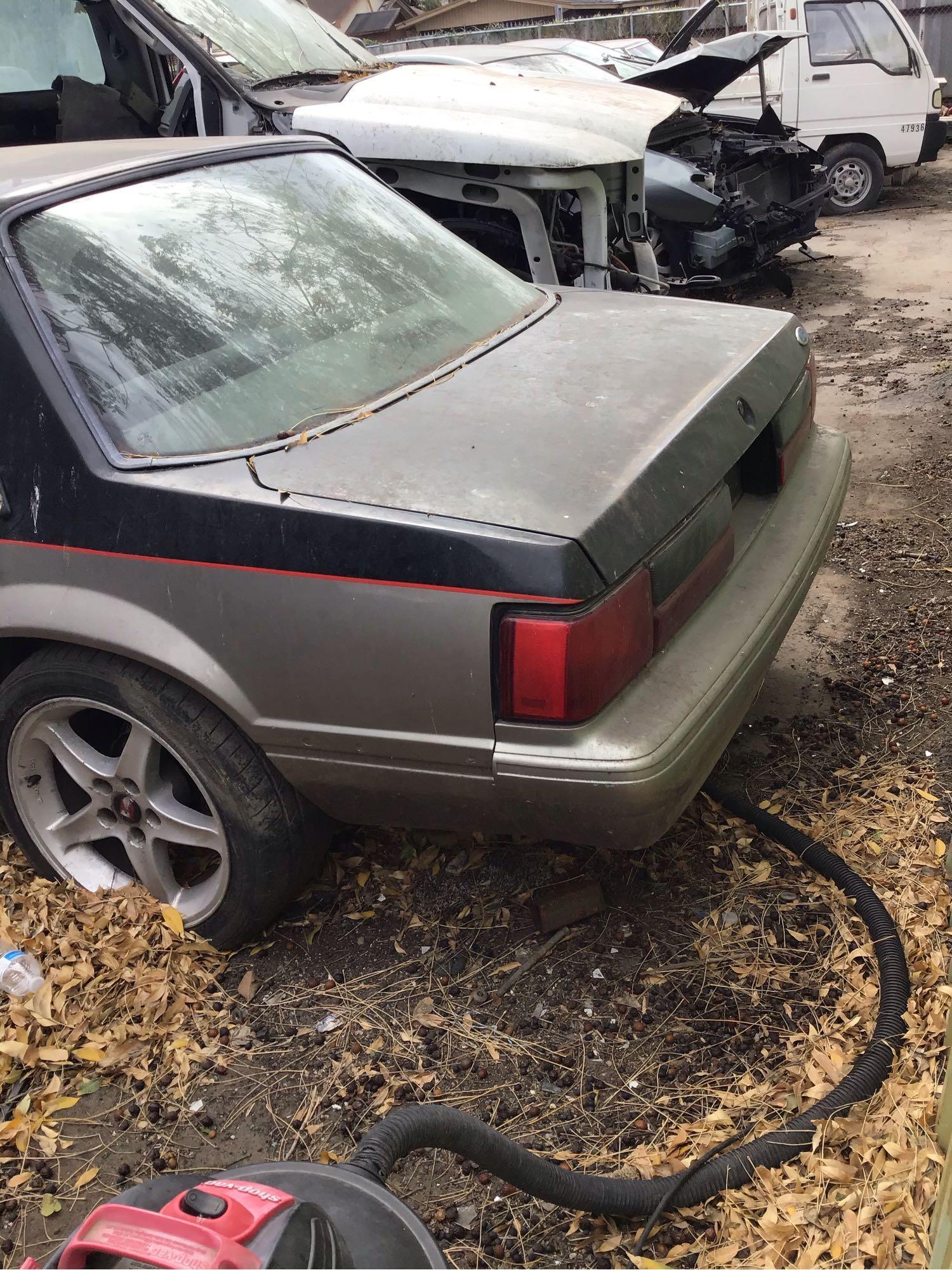 1989 Ford Mustang Passenger Car, VIN # 1FABP40EXKF101432