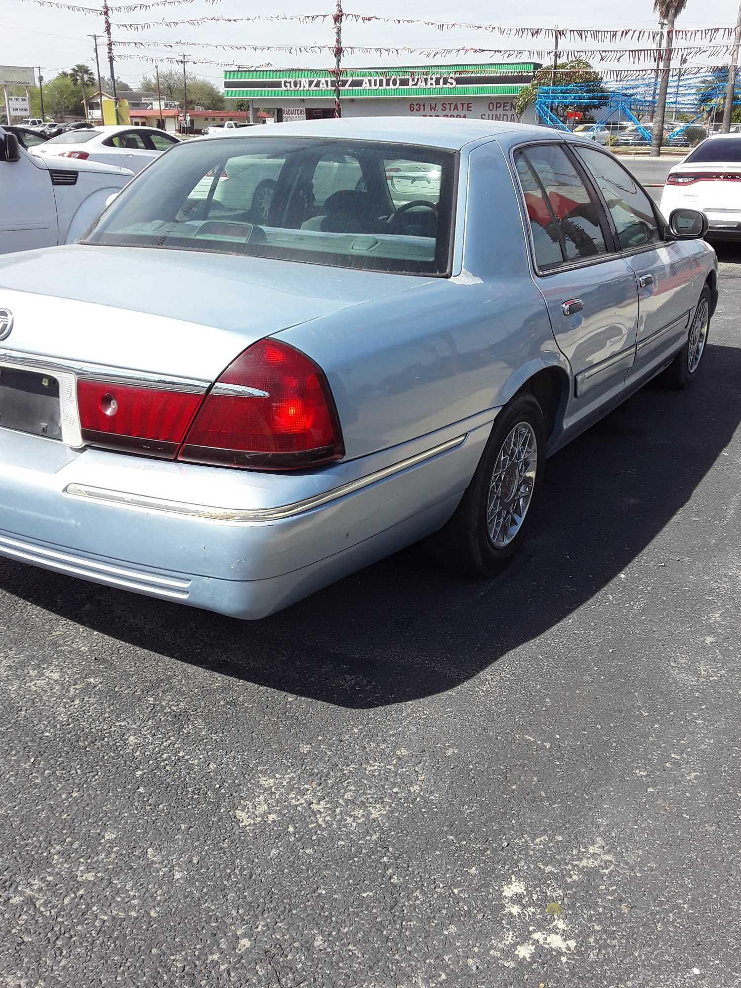 2001 Mercury Grand Marquis Passenger Car, VIN # 2MEFM74W41X709778