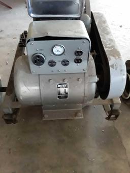 Wince Generator with Diesel Engine on Wheels